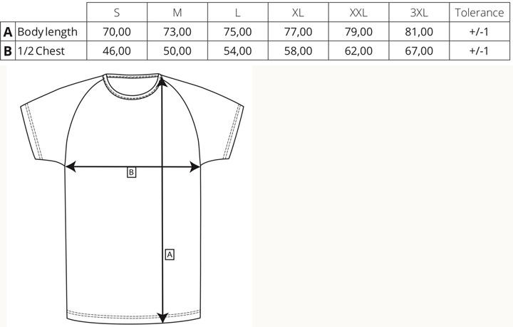 my mate - Herren T-Shirt | miners mate - Größentabelle