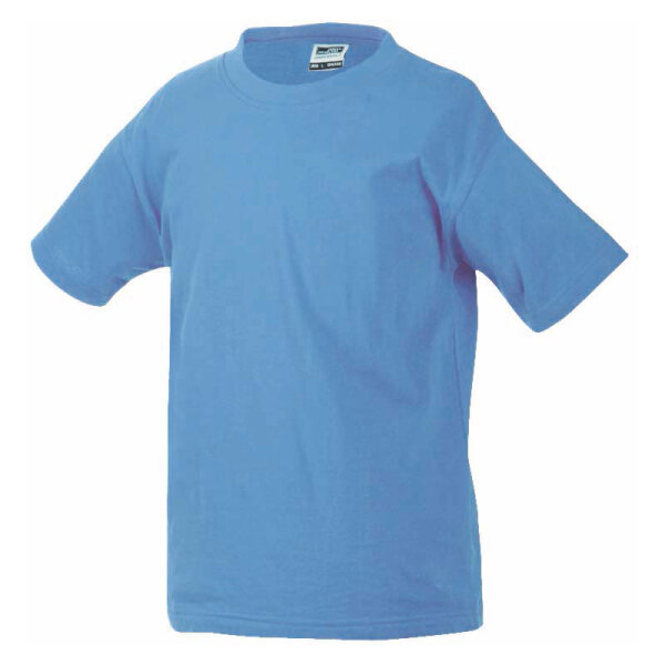 Kinder T-Shirt | James & Nicholson aqua 158/164 (XXL)