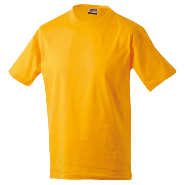 Kinder T-Shirt | James & Nicholson goldgelb 158/164 (XXL)
