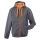 Sportiver Herren Hoodie | James & Nicholson carbon/orange-M