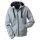 Sportiver Herren Hoodie | James & Nicholson grau/navy-M