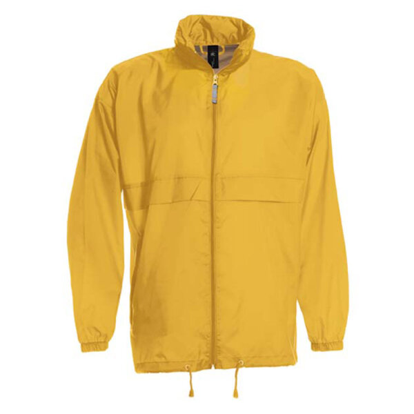 Damen und Herren Regenjacke | B&C goldgelb M