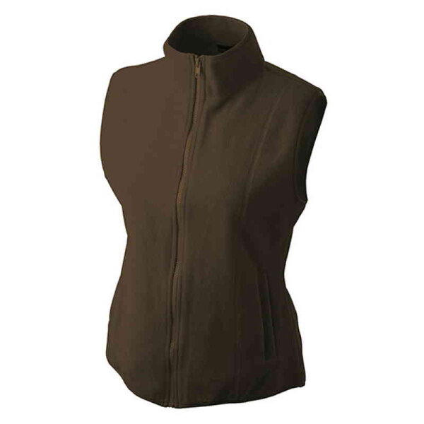 Leichte Damen Fleeceweste | James & Nicholson