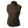 Leichte Damen Fleeceweste | James & Nicholson braun-L