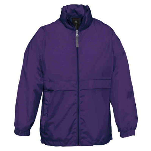 Kinder Regenjacke | B&C lila 9-11 (134/146)