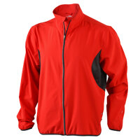 Leichte Herren Laufjacke winddicht | James & Nicholson...