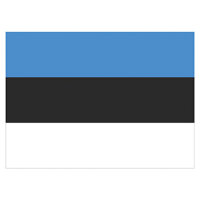 Flagge Estland 90x150cm mit Befestigungsösen