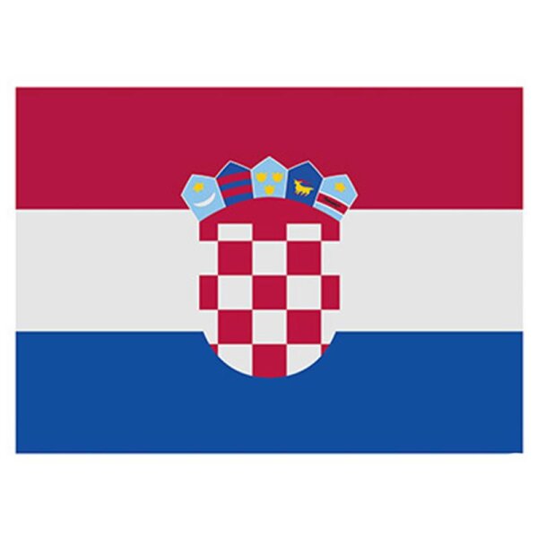 Flagge Kroatien 90x150cm mit Befestigungsösen