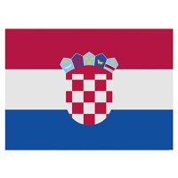 Flagge Kroatien 90x150cm mit Befestigungsösen