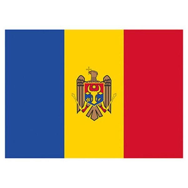 Flagge Moldawien 90x150cm mit Befestigungsösen