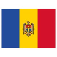Flagge Moldawien 90x150cm mit Befestigungsösen