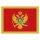 Flagge Montenegro 90x150cm mit Befestigungsösen
