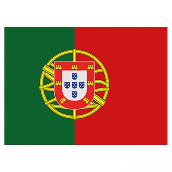 Flagge Portugal 90x150cm mit Befestigungsösen