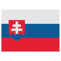 Flagge Slowakei 90x150cm mit Befestigungsösen