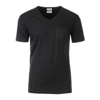 Herren Bio T-Shirt mit Brusttasche | James & Nicholson