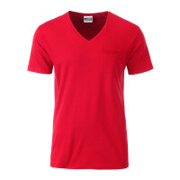 Herren Bio T-Shirt mit Brusttasche | James &...