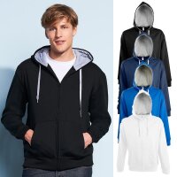 Contrasted Zipped Hooded Jacket Soul Men | Sols