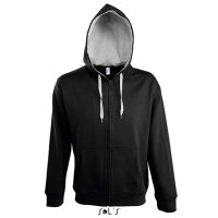 Contrasted Zipped Hooded Jacket Soul Men | Sols