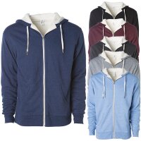 Unisex Sherpa Lined Zip Hooded Jacket | Independent