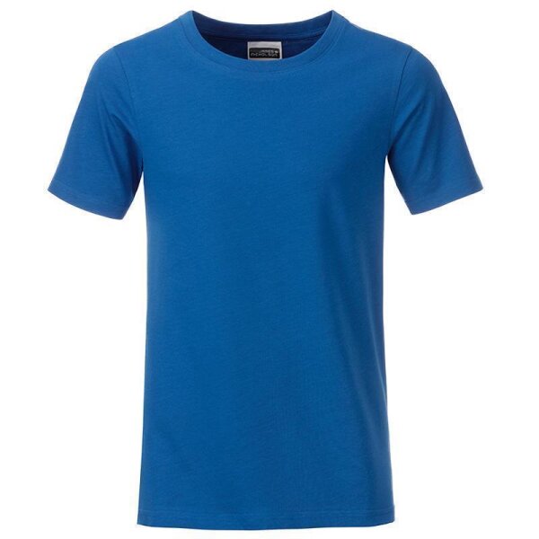Kinder T-Shirt für Jungen | James & Nicholson royal-134/140 (L)