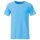 Kinder T-Shirt für Jungen | James & Nicholson sky-blue-122/128 (M)
