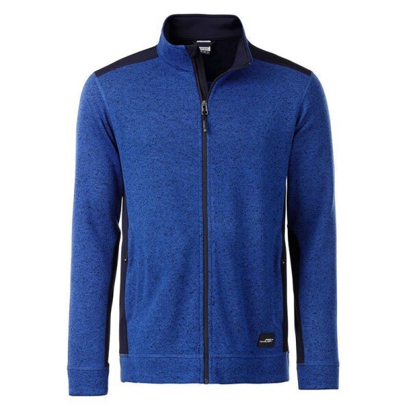 Pflegeleichte Damen Strickfleece Jacke | James & Nicholson