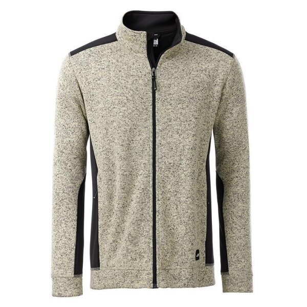 Pflegeleichte Damen Strickfleece Jacke | James & Nicholson