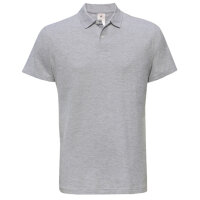 Polo ID.001 / Unisex | B&C Heather Grey-XL