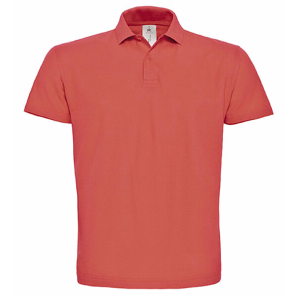 Polo ID.001 / Unisex | B&C Pixel Coral-L