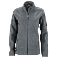 Damen Arbeits Fleecejacke - STRONG - (carbon/black) XS