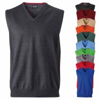 Herren V-Ausschnitt Pullunder | James & Nicholson